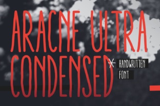 Aracne Ultra Condensed: A Handwritten Font for Modern Design