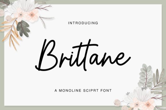 Brittane: A Timeless Handwritten Font for Modern Design