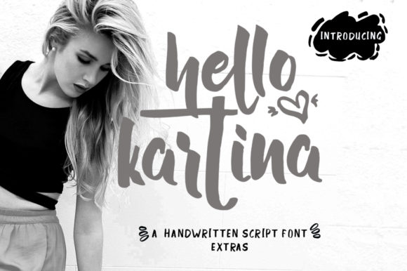 Discover Hello Kartina: A Handwritten Font for Authentic Design