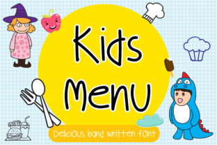 Kids Menu: The Playful Font for Authentic Design