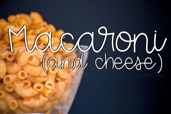 Macaroni and Cheese: A Playful Font for Modern Design