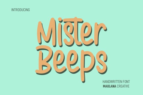 Mister Beeps: A Whimsical Font for Creative Designs