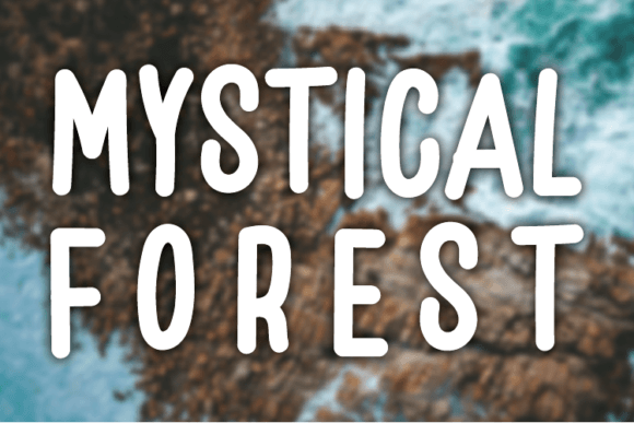 Mystical Forest: Elevate Your Visual Design with Whimsical Typography