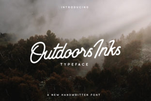Outdoors Inks: A Vintage Handwritten Font for Modern Design