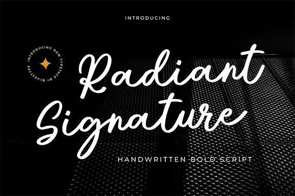 Radiant Signature: Elevate Your Design with Handwritten Elegance