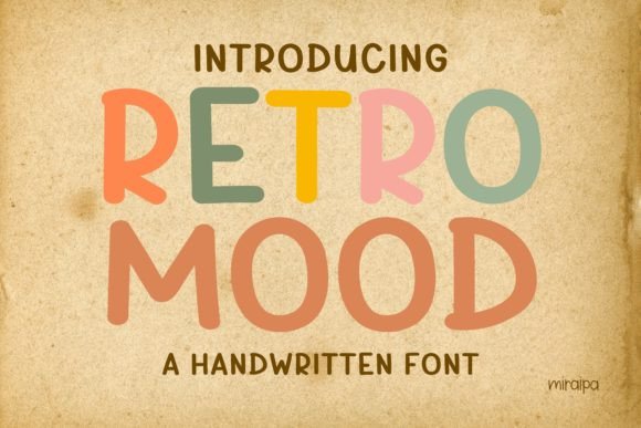 Retro Mood: A Playful Font for Modern Designs