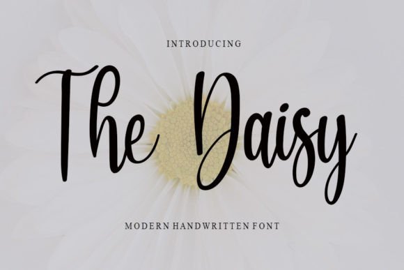 The Daisy: A Modern Handwritten Font for Creative Design
