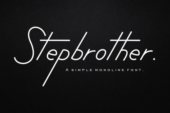 The Stepbrother Font: Elevating Design with Handwritten Elegance