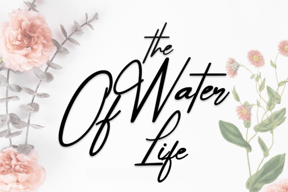 The Water of Life: A Font for Whimsical Design