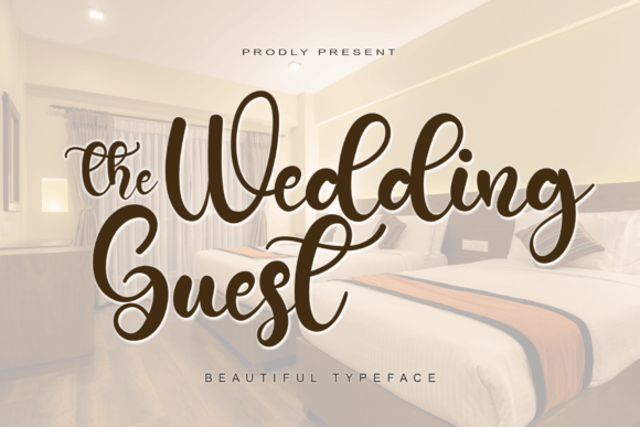 The Wedding Guest: A Modern Calligraphy Font for Designers