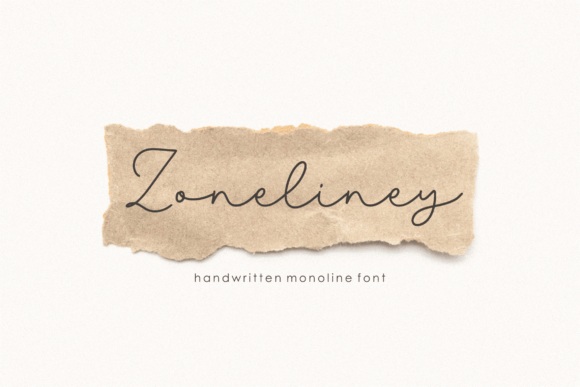 Zoneliney: The Cursive Font for Modern Branding